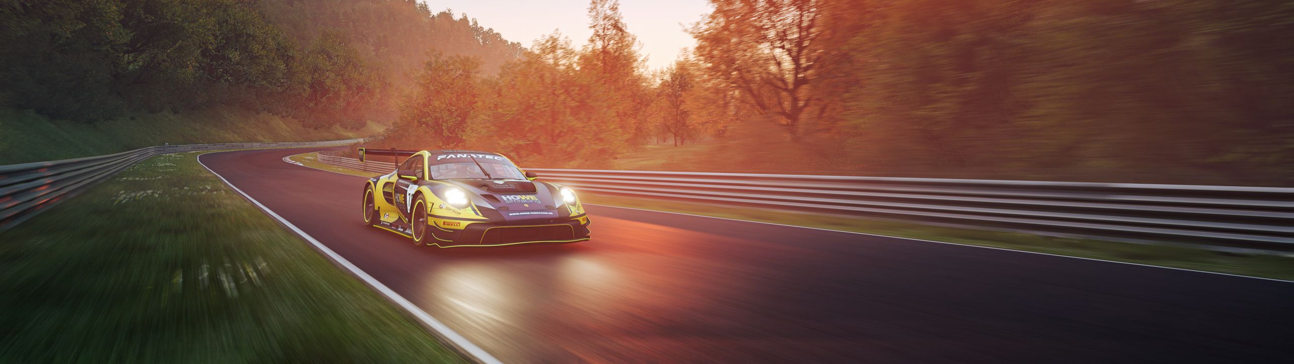 Porsche im Rennen der ACC Series