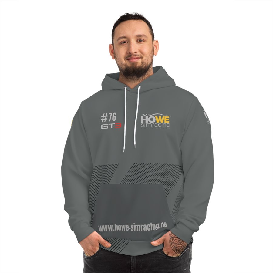 Racing Hoodie Graphit, getragen